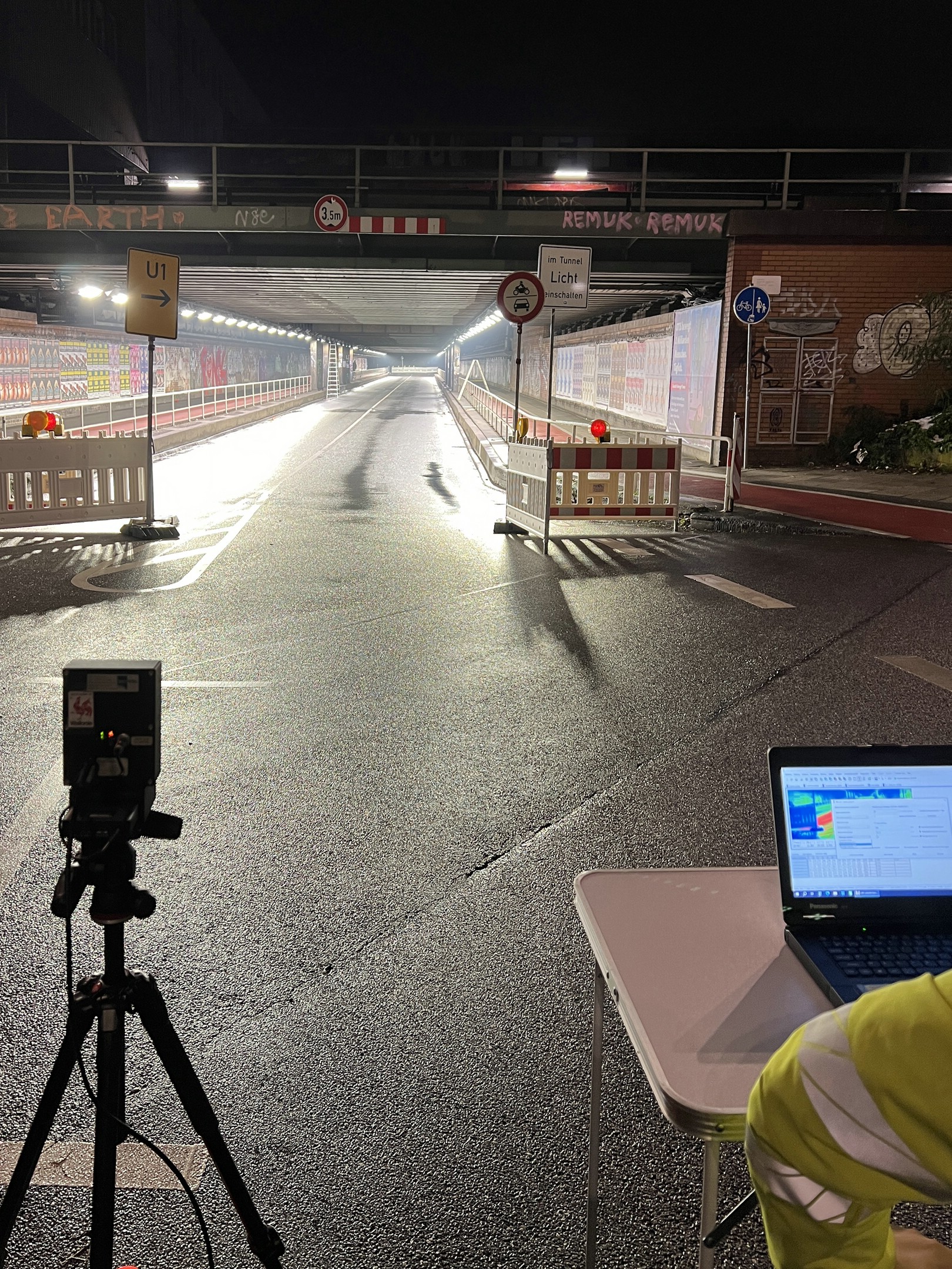 Bremen | Findorfftunnel erhält neue Beleuchtung