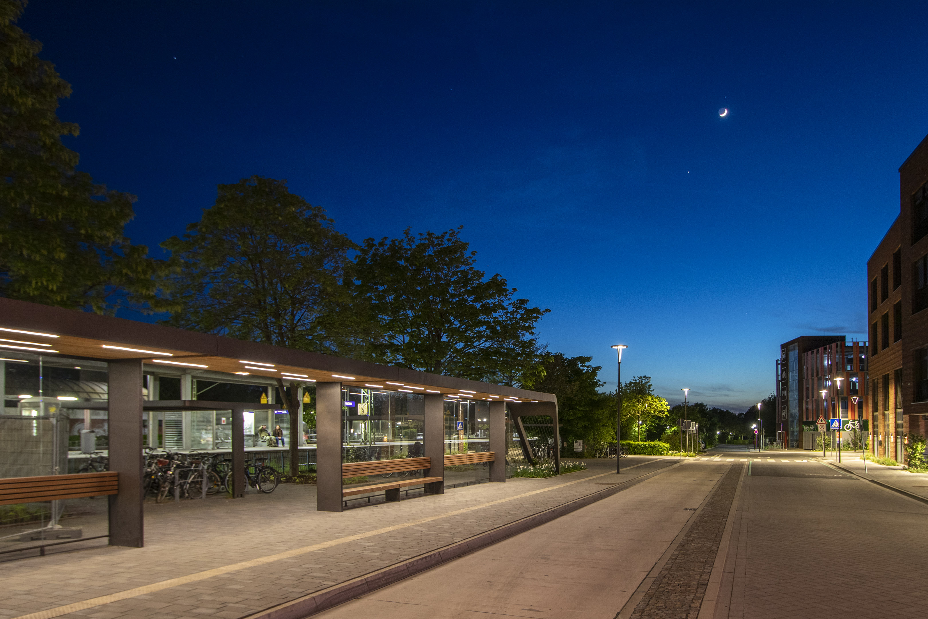 Beleuchtung Achim Verkehrsknotenpunkt