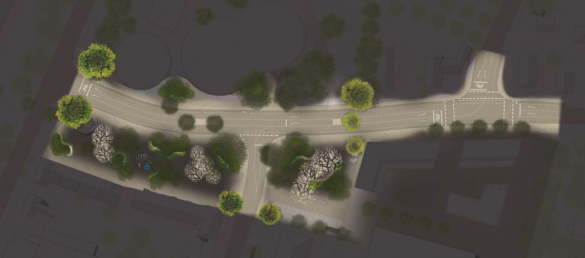 Beleuchtung Oldenburg Wettbewerb Klingenbergplatz