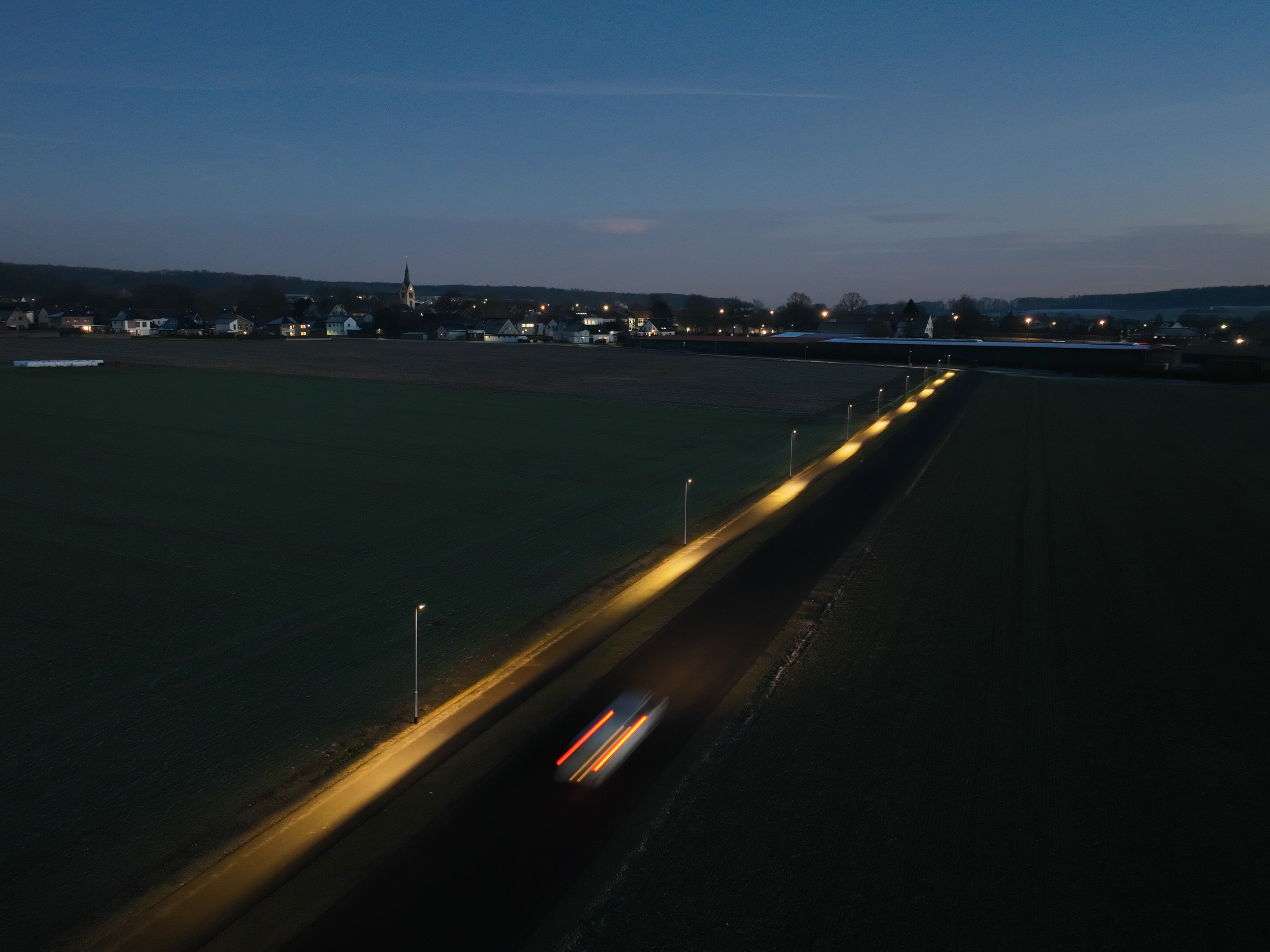Beleuchtung Hilter innovative Radwegebeleuchtung