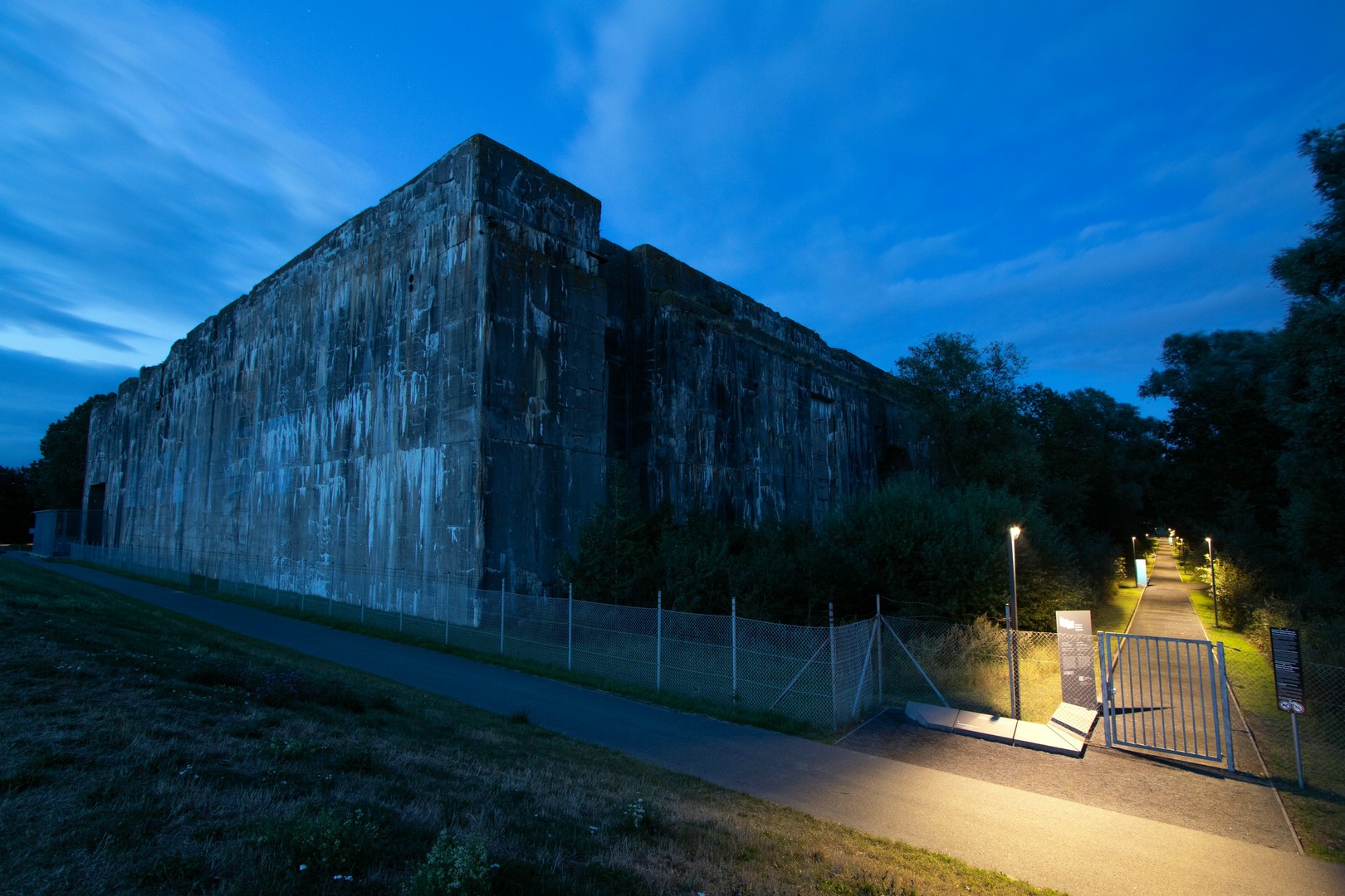 Beleuchtung Bremen Denkort Bunker Valentin