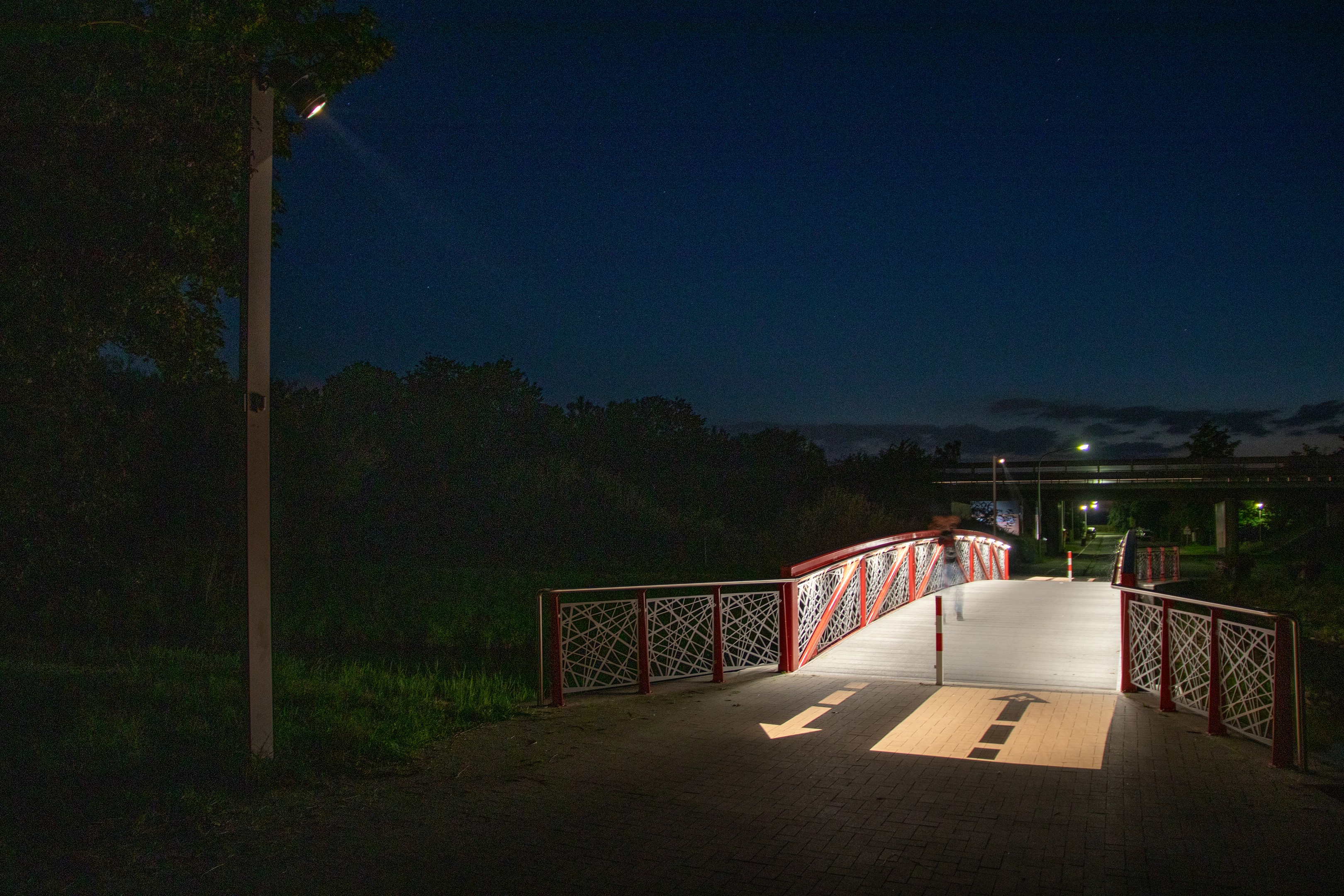 Beleuchtung Diepholz Brücke an der Thouarsstraße