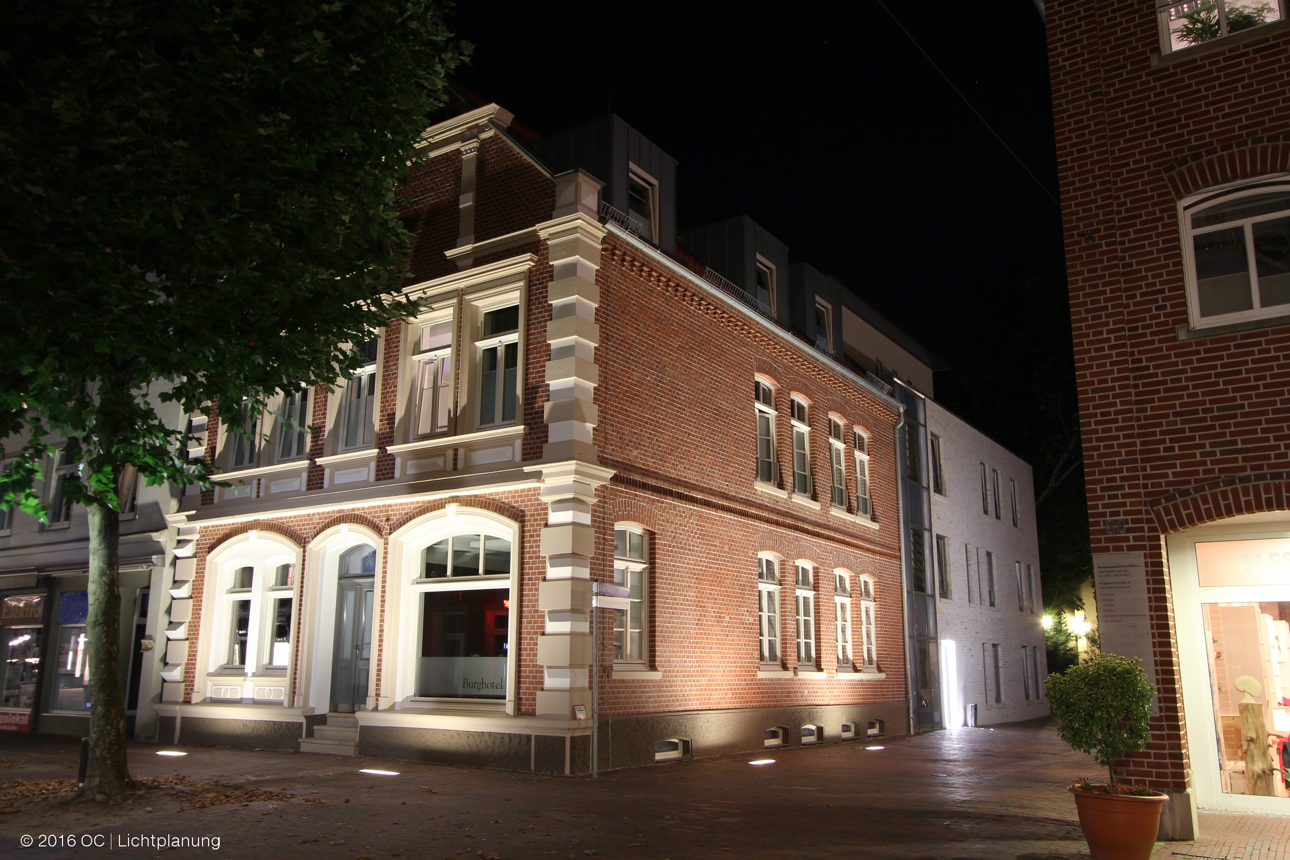 Beleuchtung Lingen Burghotel