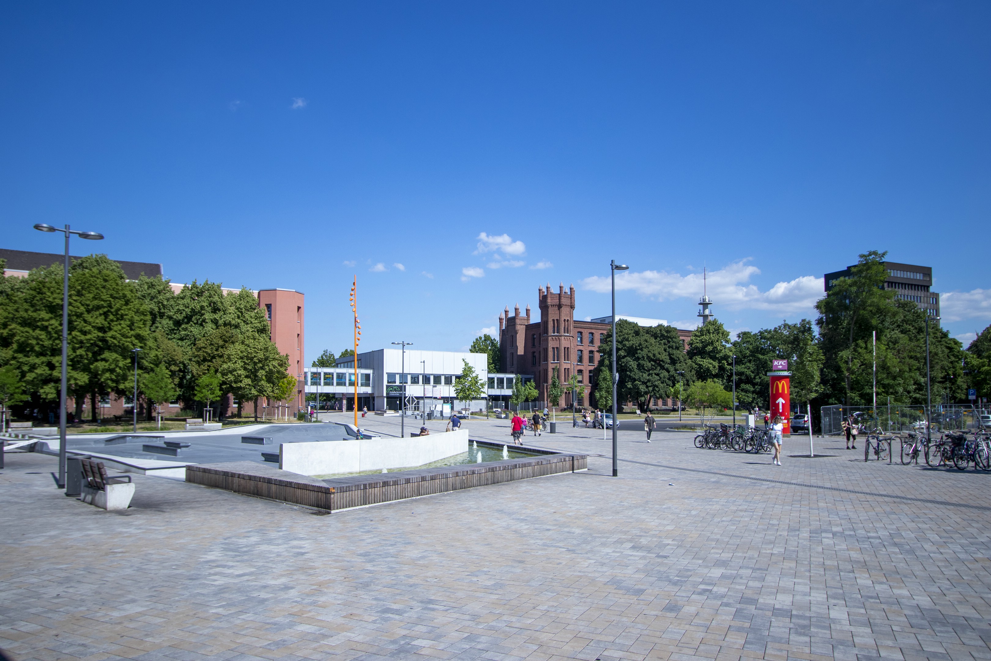 Beleuchtung Mönchengladbach Platz der Republik